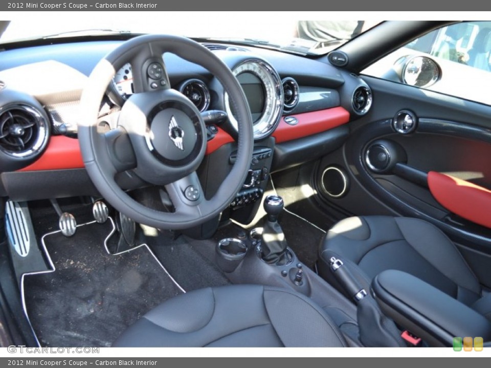 Carbon Black Interior Photo for the 2012 Mini Cooper S Coupe #58530134
