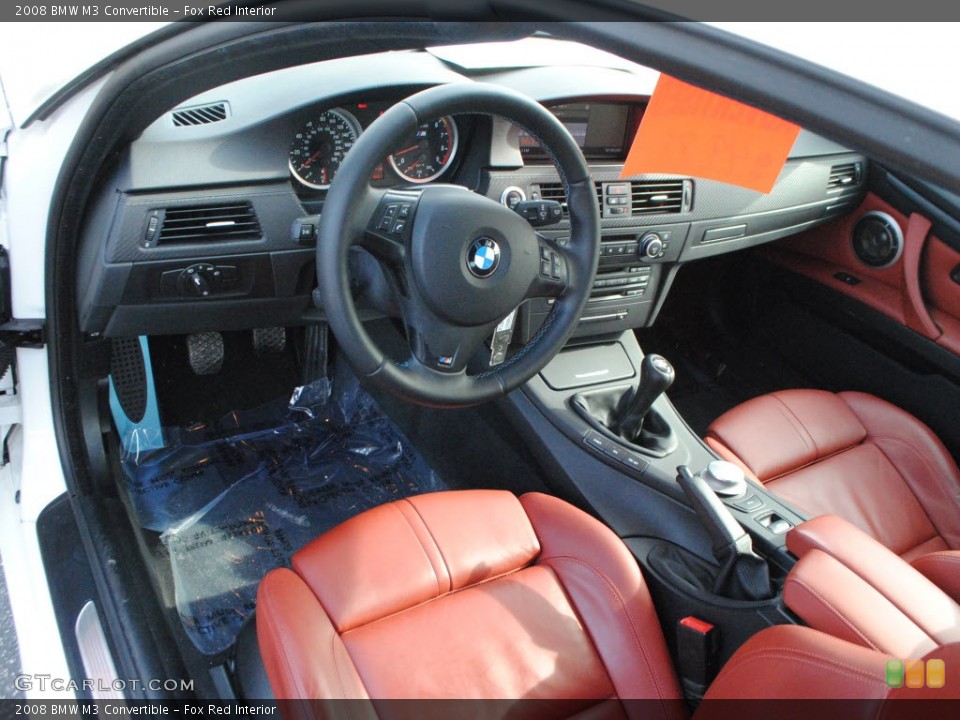 Fox Red Interior Photo for the 2008 BMW M3 Convertible #58531187