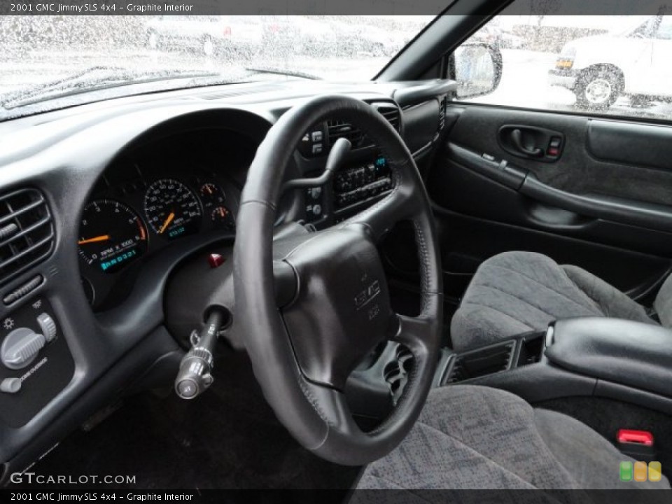 Graphite Interior Steering Wheel for the 2001 GMC Jimmy SLS 4x4 #58531214