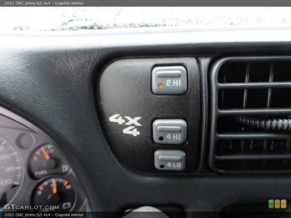 Graphite Interior Controls for the 2001 GMC Jimmy SLS 4x4 #58531223