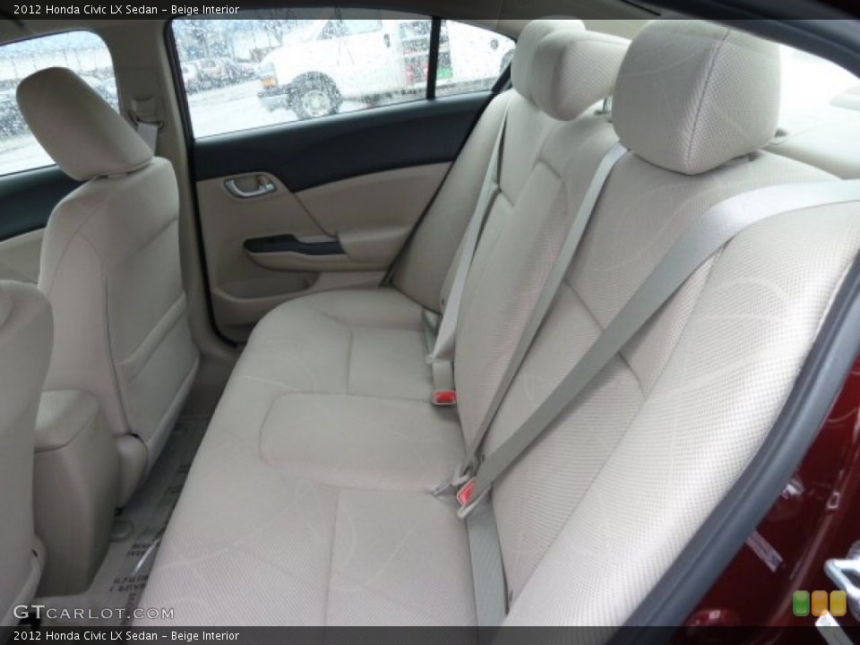 Beige Interior Photo for the 2012 Honda Civic LX Sedan #58532753