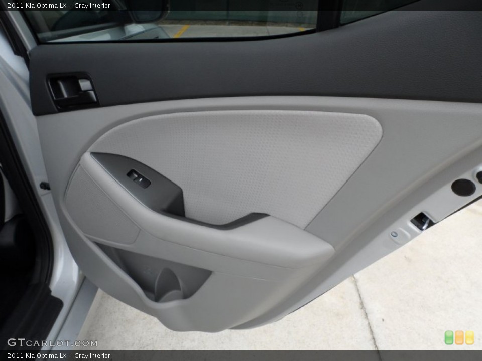 Gray Interior Door Panel for the 2011 Kia Optima LX #58534460