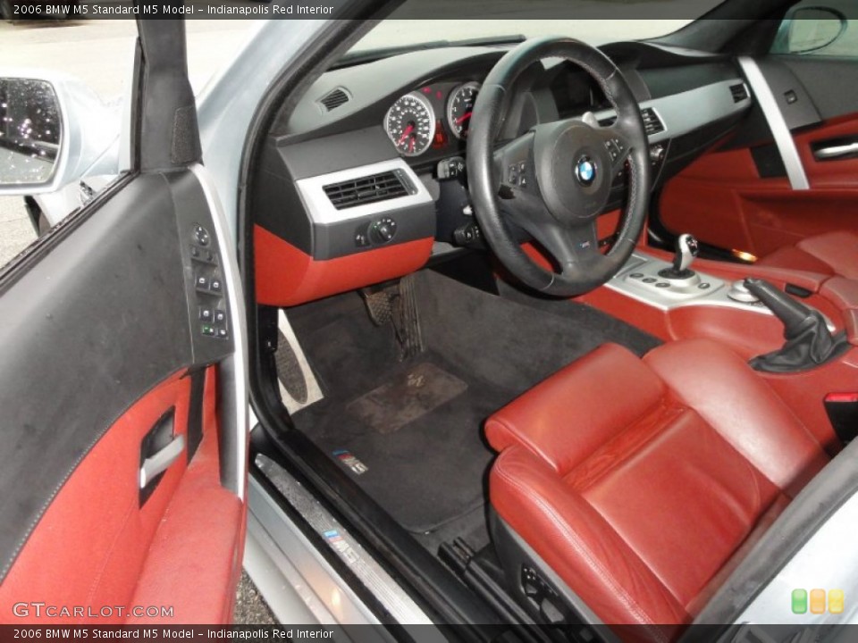 Indianapolis Red Interior Photo for the 2006 BMW M5  #58536602