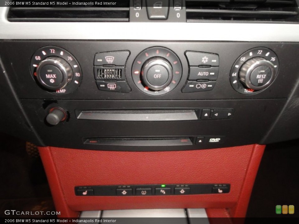 Indianapolis Red Interior Controls for the 2006 BMW M5  #58536920
