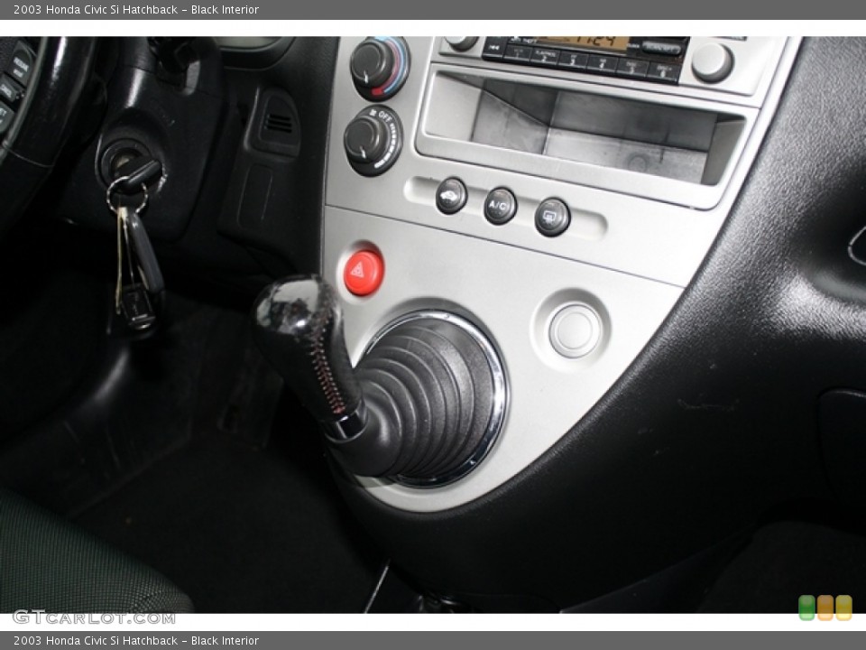 Black Interior Transmission for the 2003 Honda Civic Si Hatchback #58540163