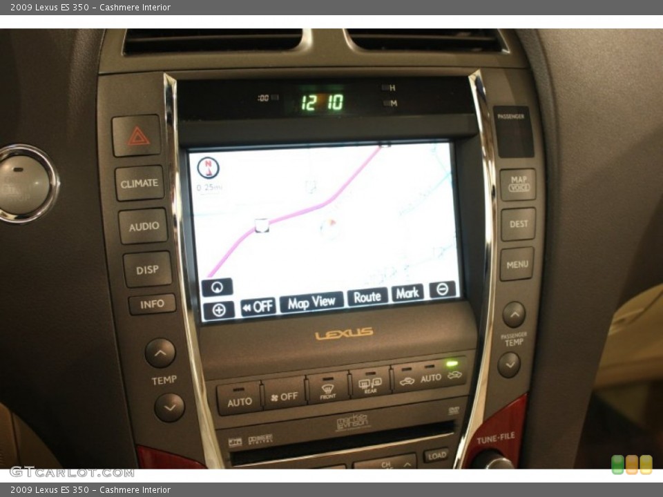 Cashmere Interior Navigation for the 2009 Lexus ES 350 #58540199