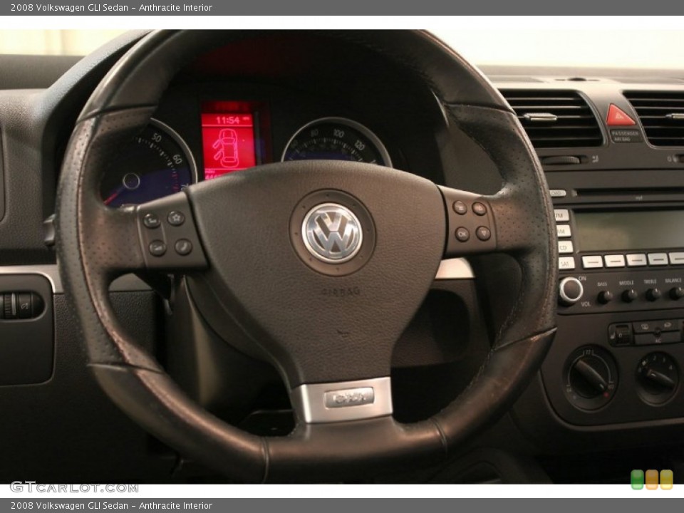 Anthracite Interior Steering Wheel for the 2008 Volkswagen GLI Sedan #58540412