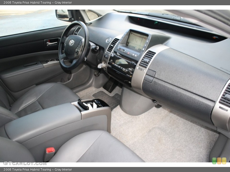 Gray Interior Dashboard for the 2008 Toyota Prius Hybrid Touring #58541720