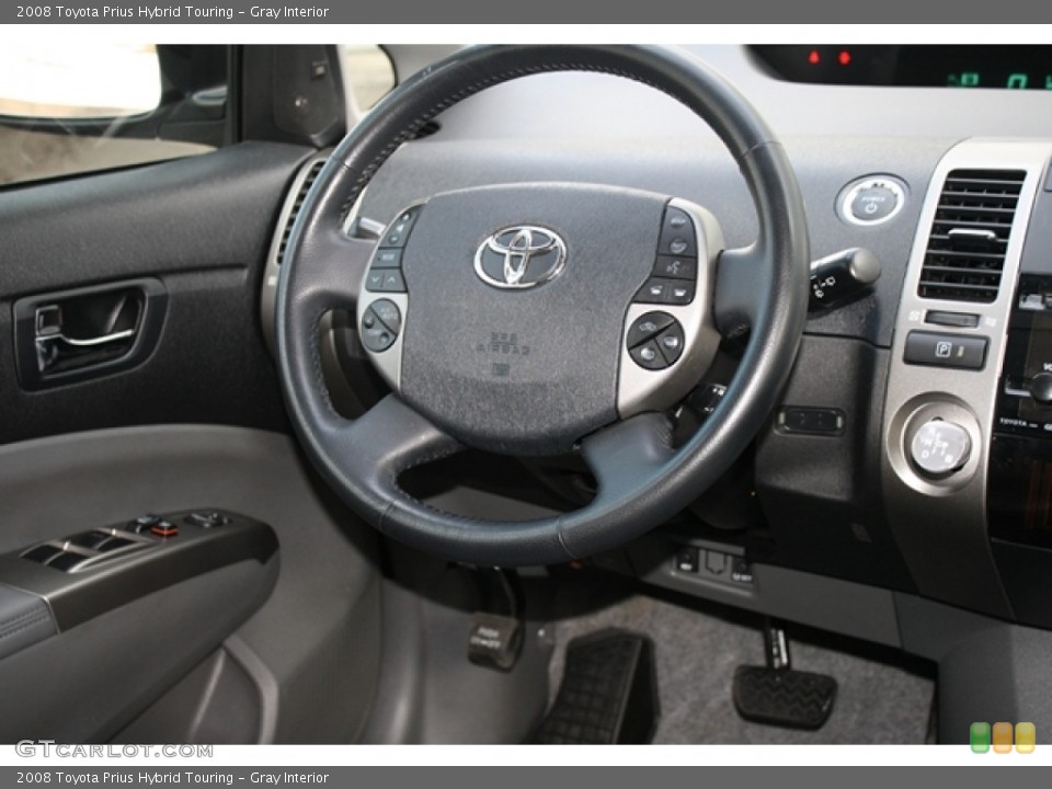 Gray Interior Steering Wheel for the 2008 Toyota Prius Hybrid Touring #58541762