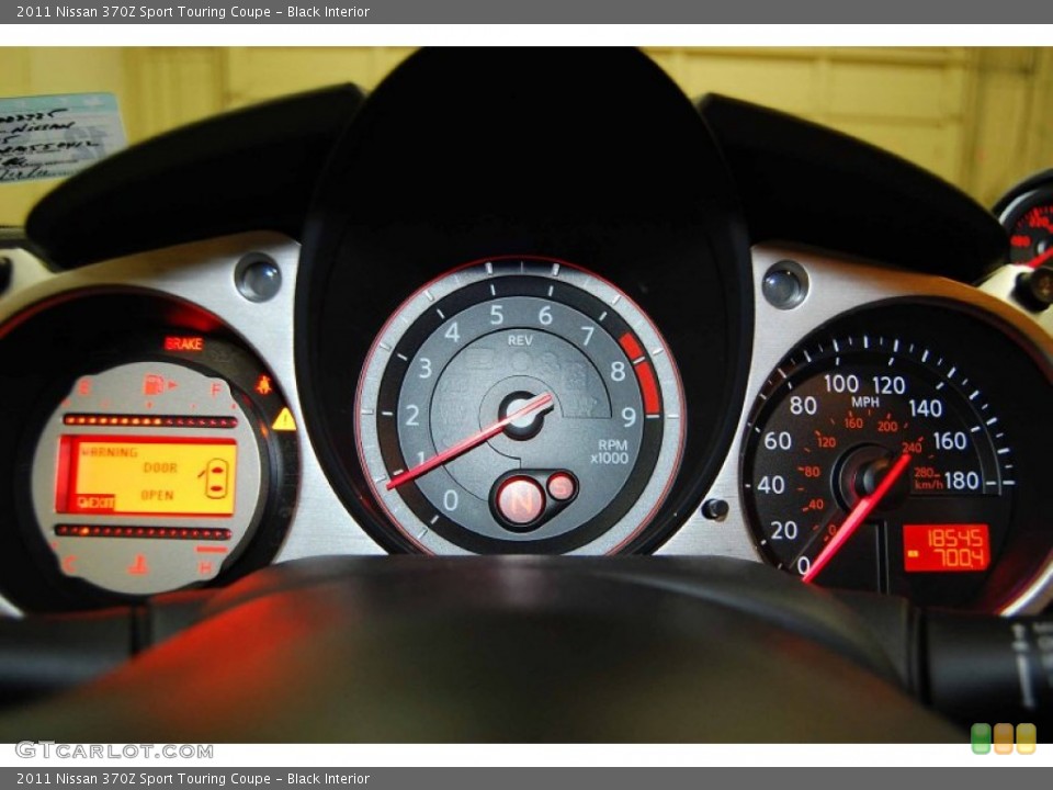 Black Interior Gauges for the 2011 Nissan 370Z Sport Touring Coupe #58544987