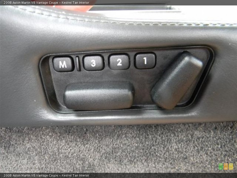 Kestrel Tan Interior Controls for the 2008 Aston Martin V8 Vantage Coupe #58546397