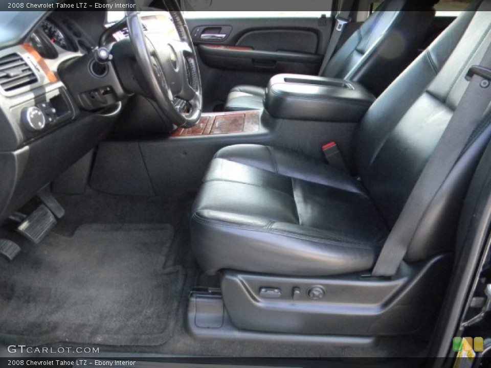 Ebony Interior Photo for the 2008 Chevrolet Tahoe LTZ #58548311