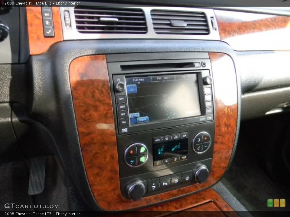 Ebony Interior Controls for the 2008 Chevrolet Tahoe LTZ #58548353