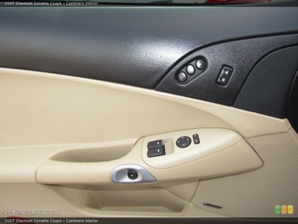 Cashmere Interior Door Panel for the 2007 Chevrolet Corvette Coupe #58549280