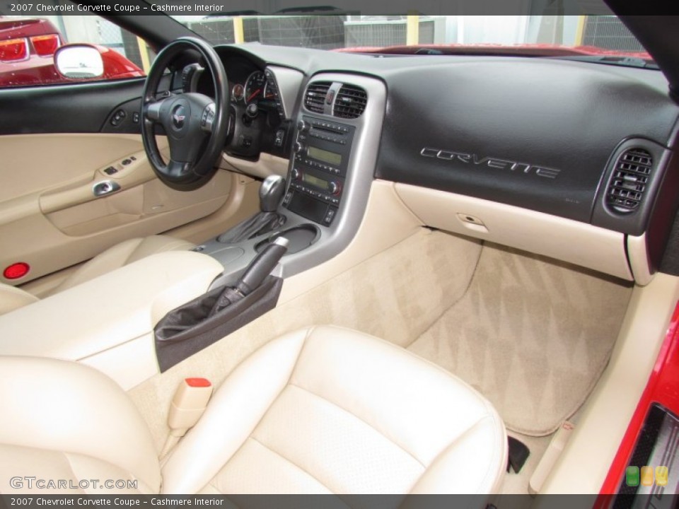 Cashmere Interior Dashboard for the 2007 Chevrolet Corvette Coupe #58549310