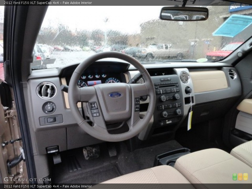 Pale Adobe Interior Dashboard for the 2012 Ford F150 XLT SuperCab 4x4 #58549712