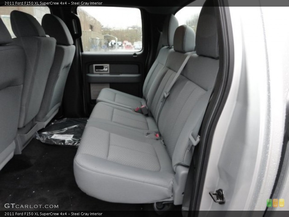Steel Gray Interior Photo for the 2011 Ford F150 XL SuperCrew 4x4 #58549844