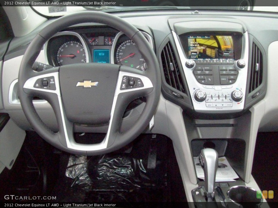 Light Titanium/Jet Black Interior Dashboard for the 2012 Chevrolet Equinox LT AWD #58551675