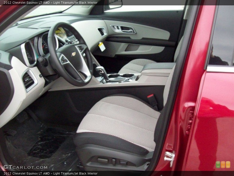 Light Titanium/Jet Black Interior Photo for the 2012 Chevrolet Equinox LT AWD #58551792