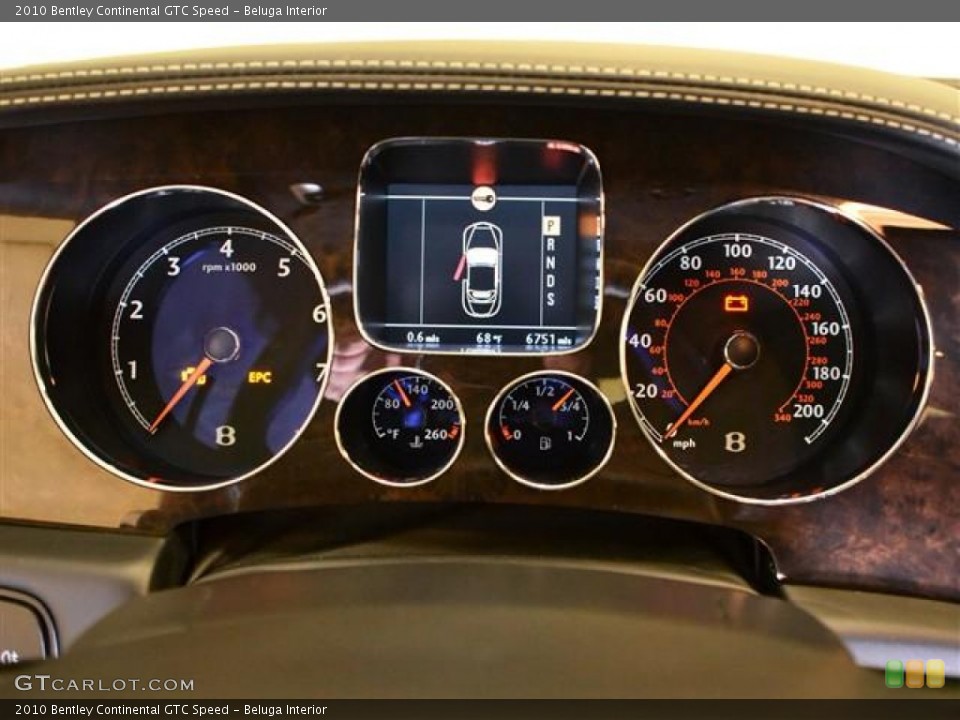 Beluga Interior Gauges for the 2010 Bentley Continental GTC Speed #58552839