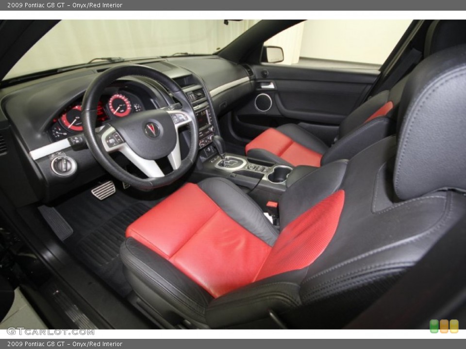 Onyx/Red Interior Photo for the 2009 Pontiac G8 GT #58553463