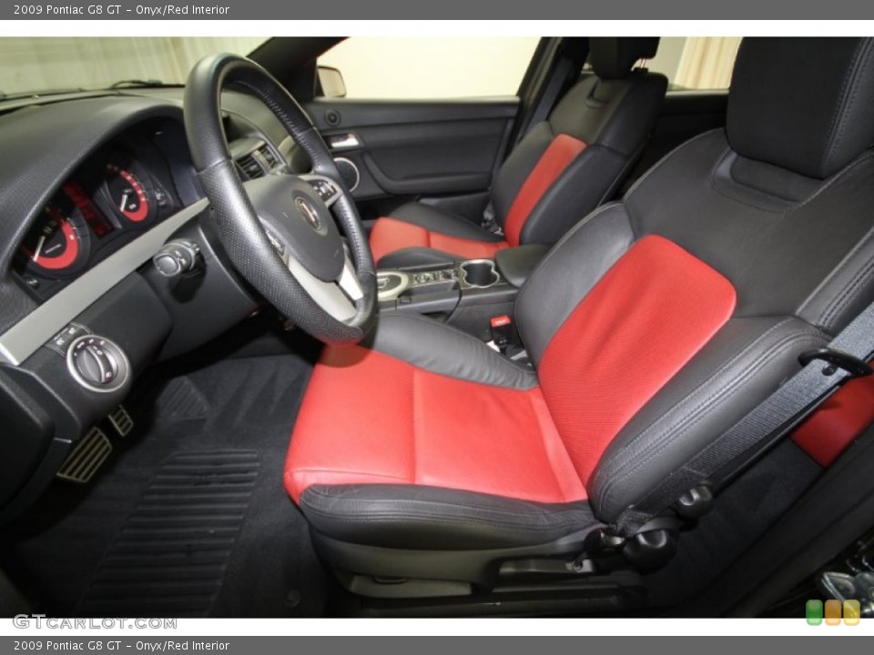 Onyx/Red Interior Photo for the 2009 Pontiac G8 GT #58553469