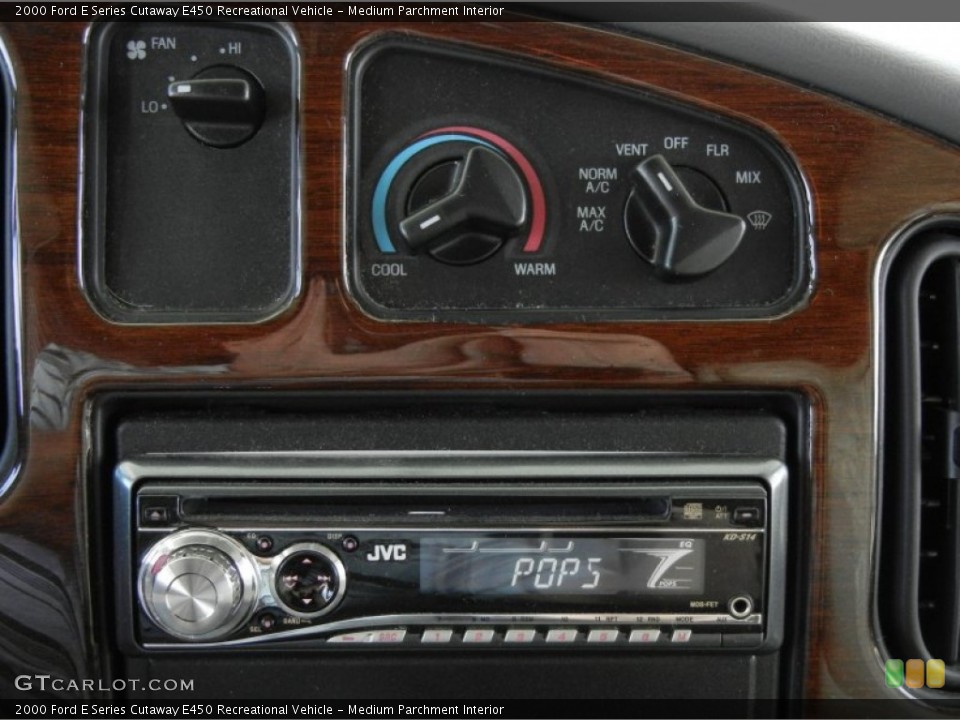 Medium Parchment Interior Controls for the 2000 Ford E Series Cutaway E450 Recreational Vehicle #58554247