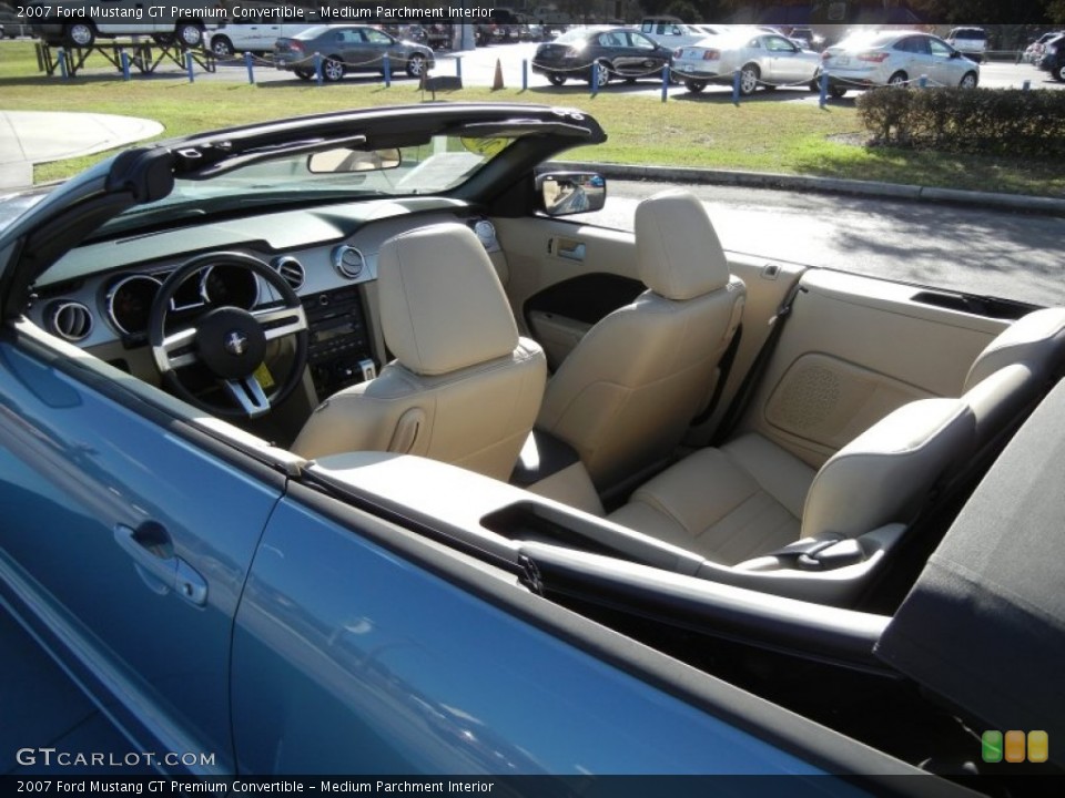 Medium Parchment Interior Photo for the 2007 Ford Mustang GT Premium Convertible #58554466