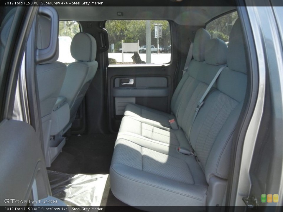 Steel Gray Interior Photo for the 2012 Ford F150 XLT SuperCrew 4x4 #58554553