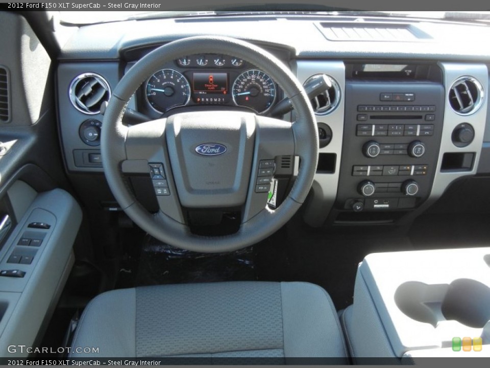 Steel Gray Interior Dashboard for the 2012 Ford F150 XLT SuperCab #58556004