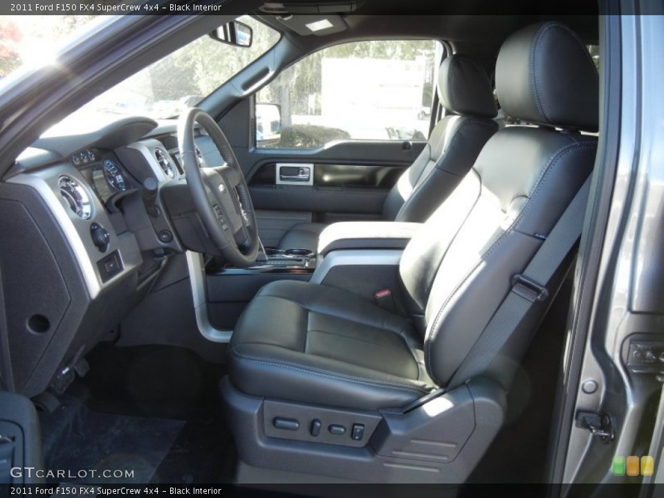 Black Interior Photo for the 2011 Ford F150 FX4 SuperCrew 4x4 #58556328