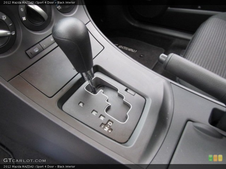 Black Interior Transmission for the 2012 Mazda MAZDA3 i Sport 4 Door #58557552