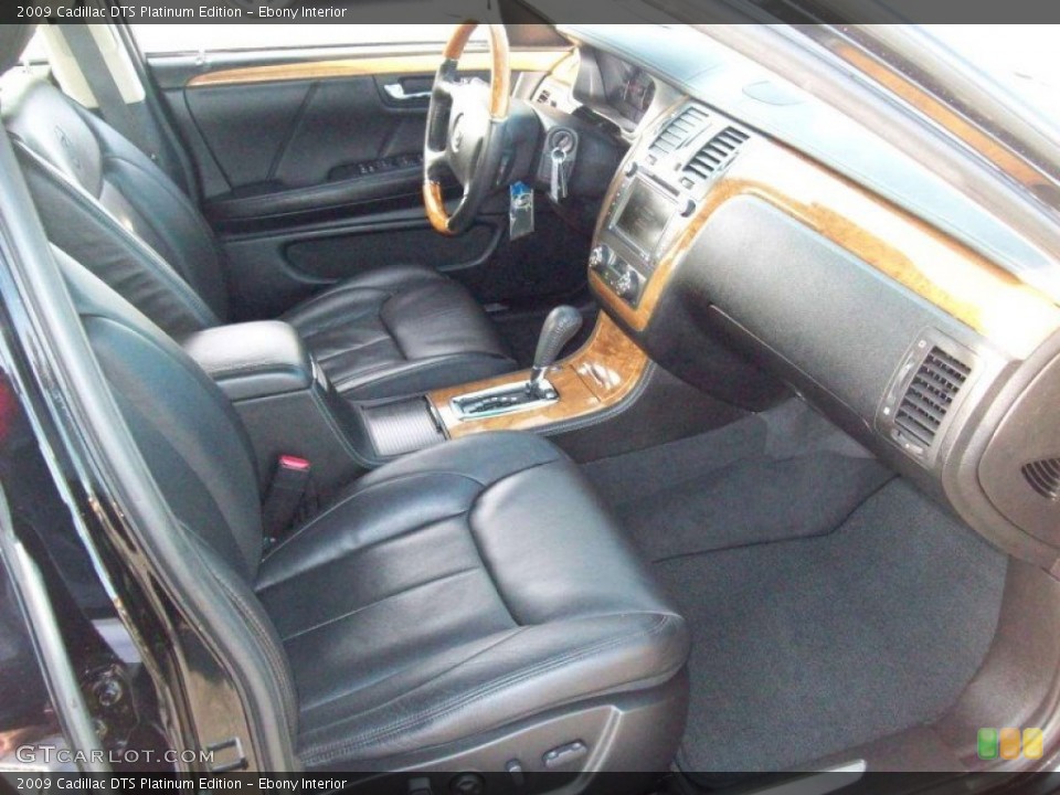 Ebony Interior Photo for the 2009 Cadillac DTS Platinum Edition #58557741
