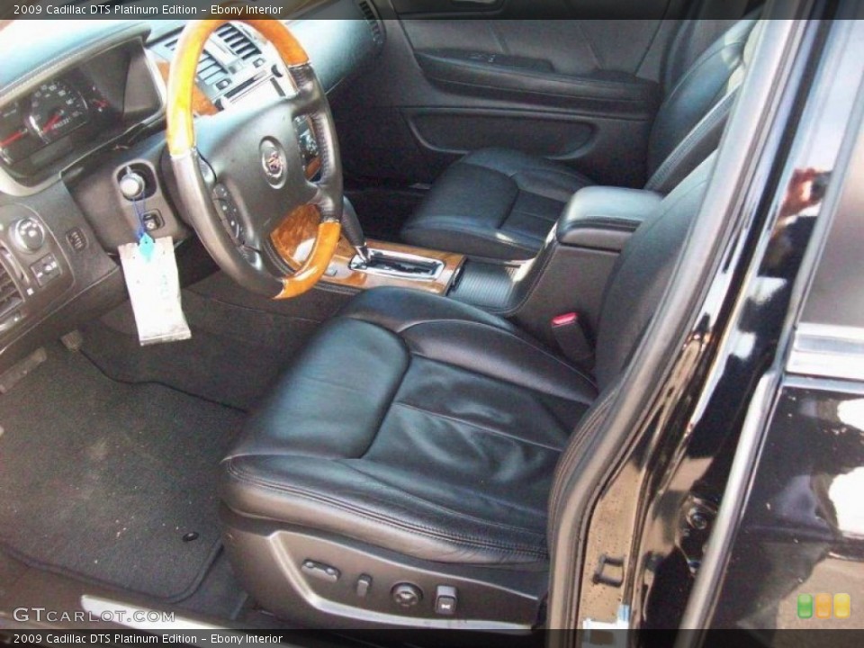 Ebony Interior Photo for the 2009 Cadillac DTS Platinum Edition #58557855
