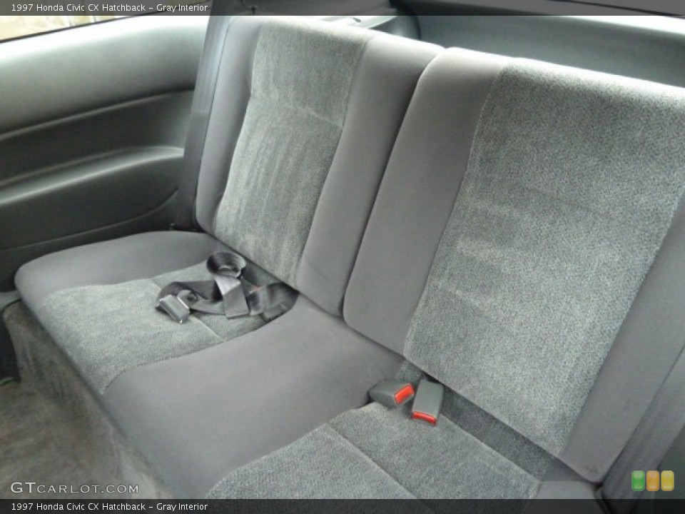 Gray Interior Photo for the 1997 Honda Civic CX Hatchback #58557897