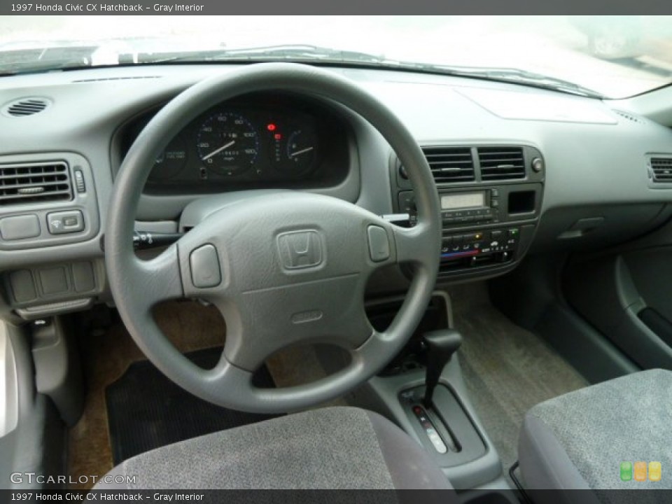 Gray Interior Dashboard for the 1997 Honda Civic CX Hatchback #58557942