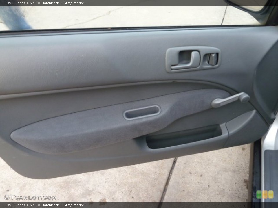 Gray Interior Door Panel for the 1997 Honda Civic CX Hatchback #58557951