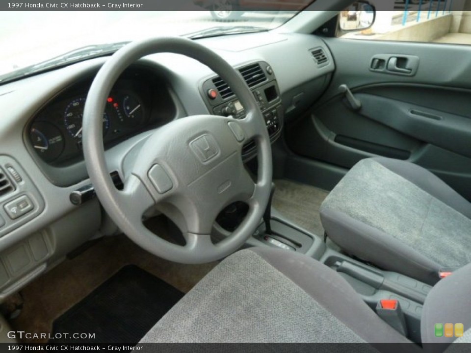 Gray Interior Dashboard for the 1997 Honda Civic CX Hatchback #58557960