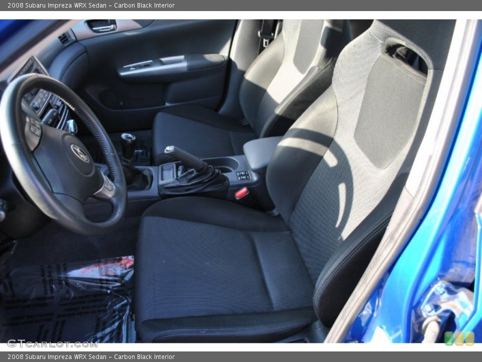 Carbon Black Interior Photo for the 2008 Subaru Impreza WRX Sedan #58558452