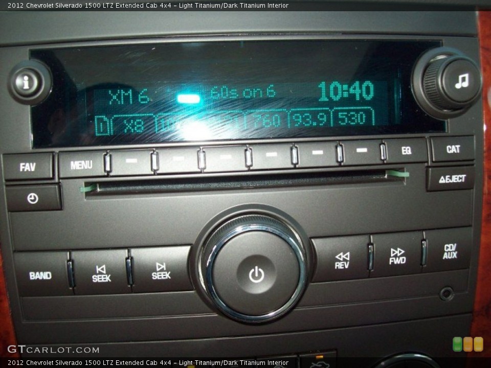 Light Titanium/Dark Titanium Interior Audio System for the 2012 Chevrolet Silverado 1500 LTZ Extended Cab 4x4 #58559079