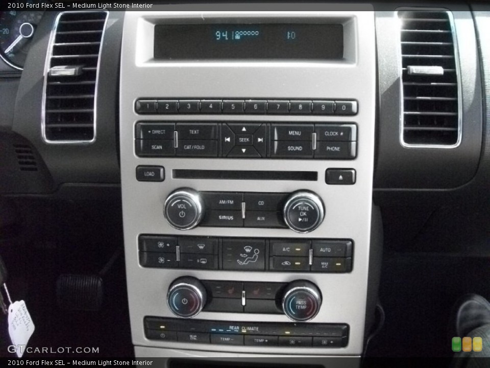 Medium Light Stone Interior Controls for the 2010 Ford Flex SEL #58561377