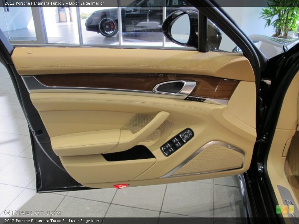 Luxor Beige Interior Door Panel for the 2012 Porsche Panamera Turbo S #58561911