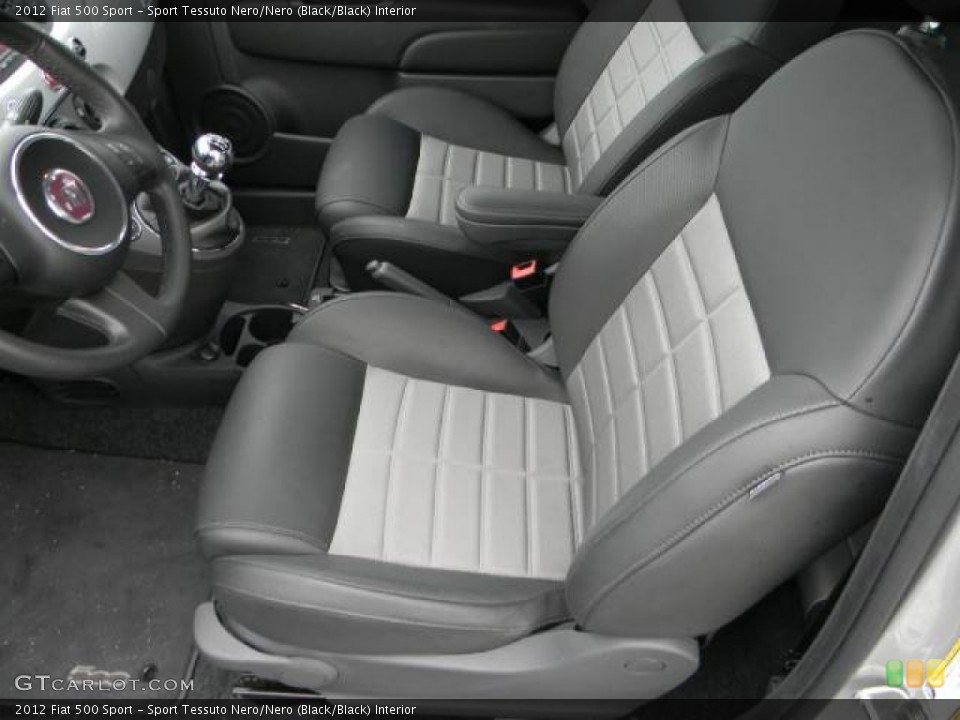 Sport Tessuto Nero/Nero (Black/Black) Interior Photo for the 2012 Fiat 500 Sport #58564173