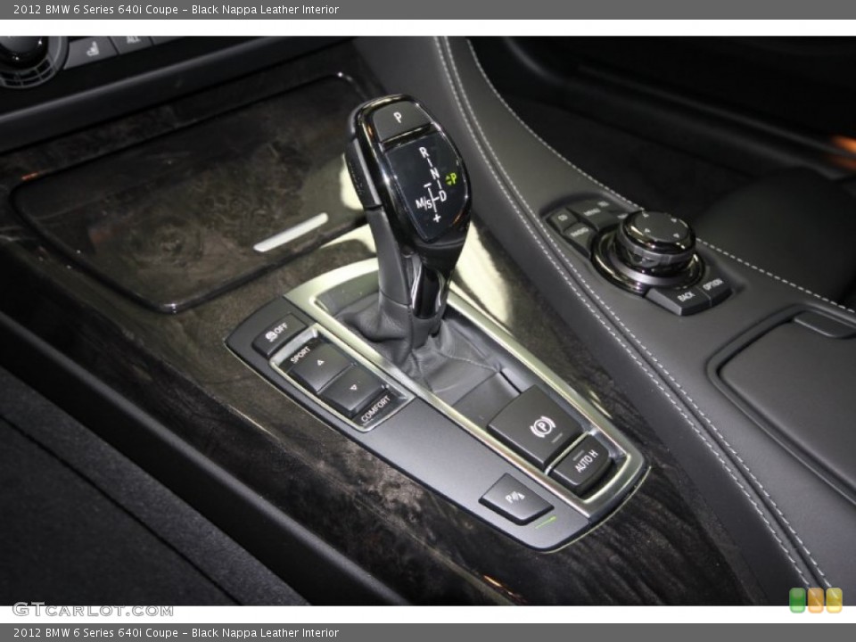 Black Nappa Leather Interior Transmission for the 2012 BMW 6 Series 640i Coupe #58565379