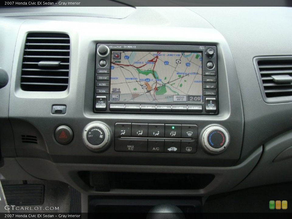 Gray Interior Navigation for the 2007 Honda Civic EX Sedan #58568211