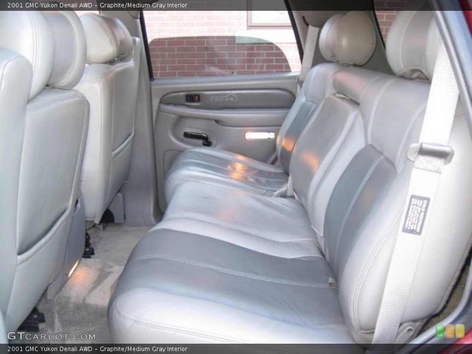 Graphite/Medium Gray Interior Photo for the 2001 GMC Yukon Denali AWD #58570107