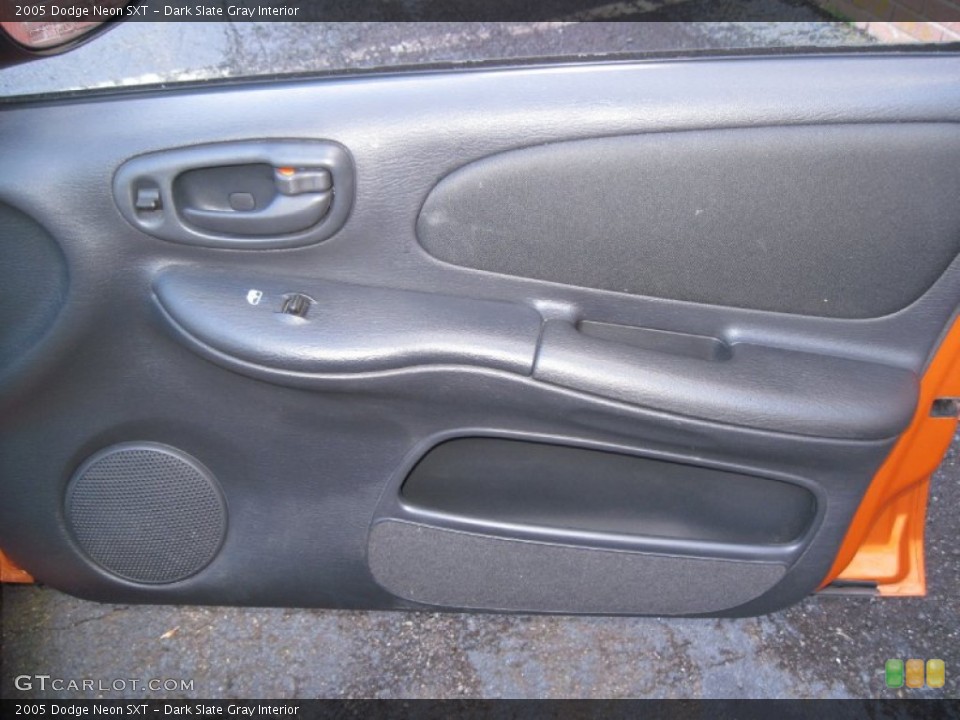 Dark Slate Gray Interior Door Panel for the 2005 Dodge Neon SXT #58570788
