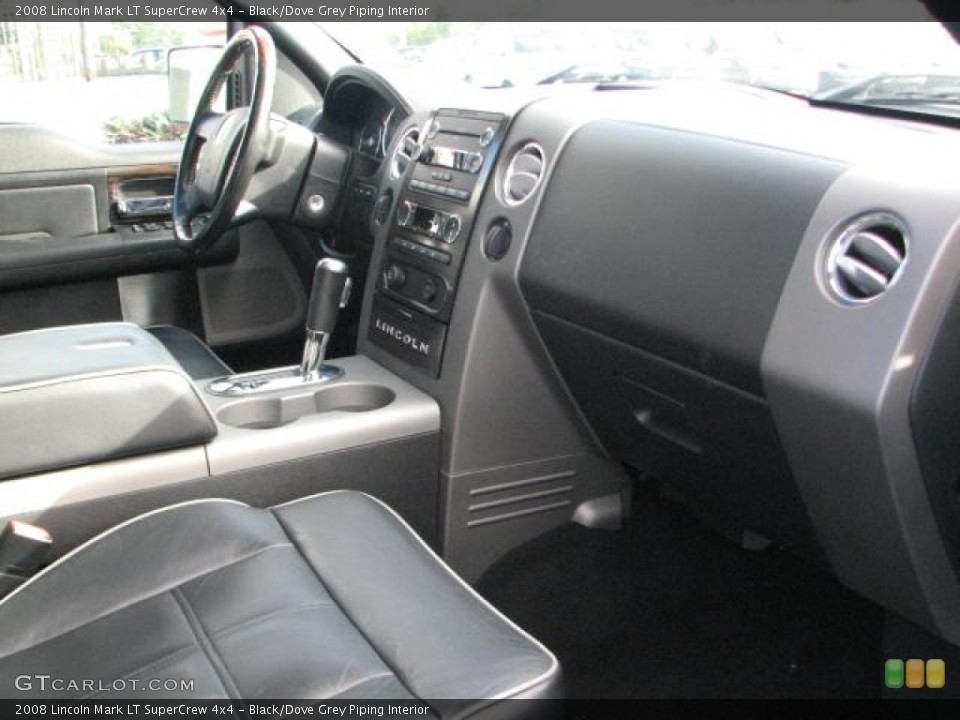 Black/Dove Grey Piping Interior Photo for the 2008 Lincoln Mark LT SuperCrew 4x4 #58573002