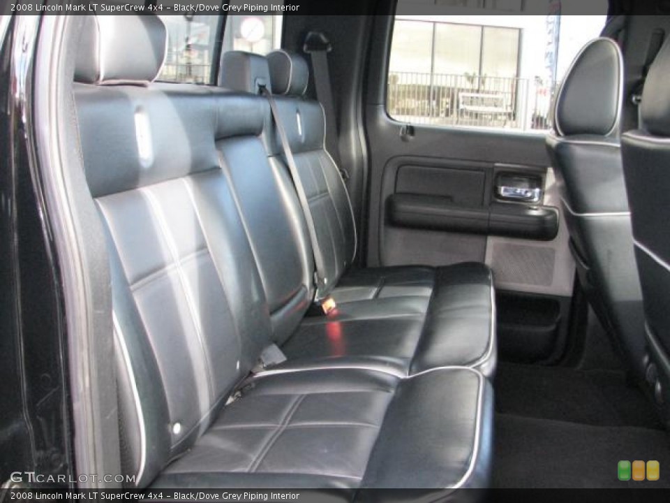 Black/Dove Grey Piping Interior Photo for the 2008 Lincoln Mark LT SuperCrew 4x4 #58573044