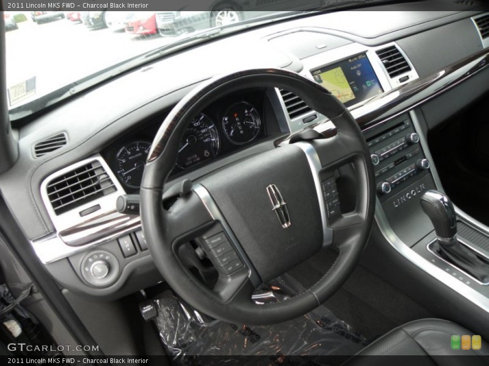 Charcoal Black Interior Dashboard for the 2011 Lincoln MKS FWD #58578072